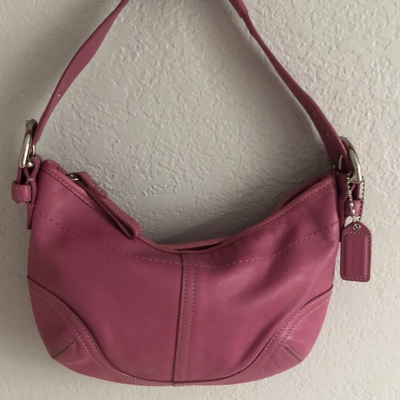 Coach Handbags - Coach Pink Mini Bag
